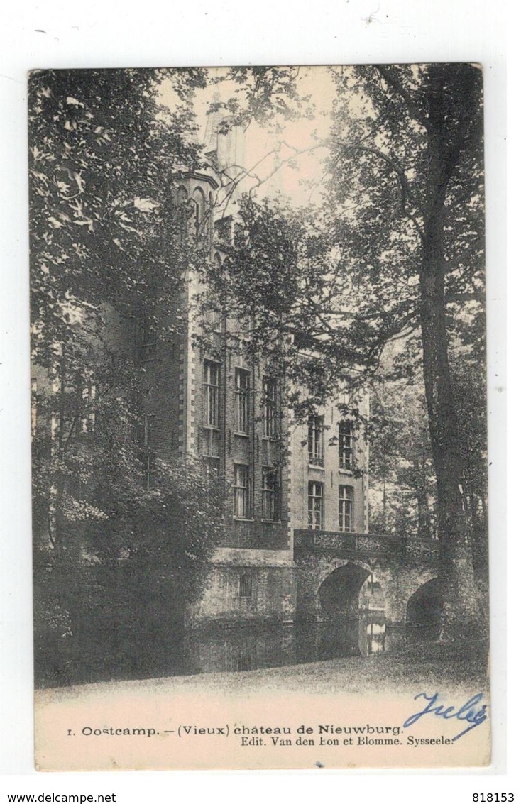 1.Oostkamp  Oostcamp - (Vieux) Château De Nieuwburg 1908 - Oostkamp