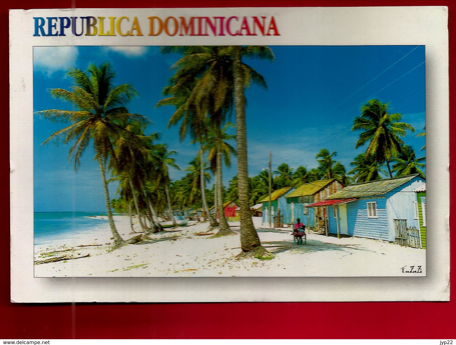 CP Antilles Republica Dominica Dominicaine Saona - Photo De Zorzi Ed Linea Zeta 101 - Dominicaine (République)