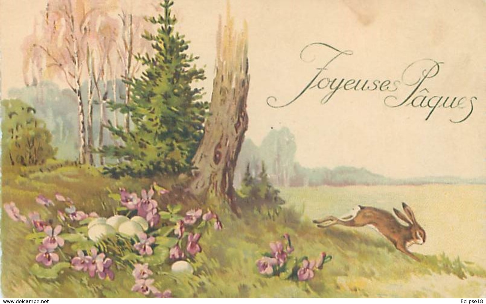 Joyeuses Paques - Lapin    AB 668 - Pâques