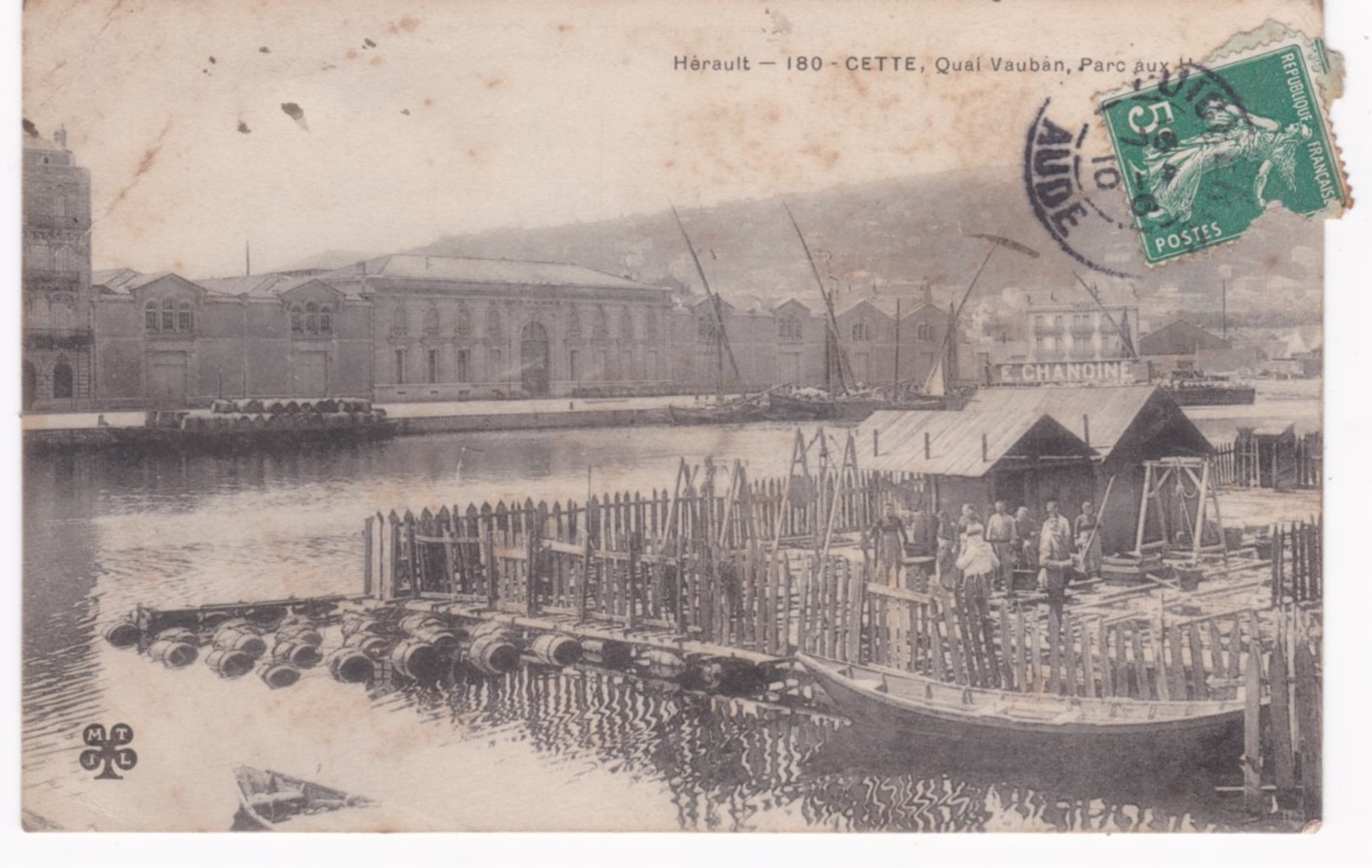 34  Hérault -  CETTE / SETE -  Quai Vauban - Parc Aux Huîtres - 1910 - Pêche