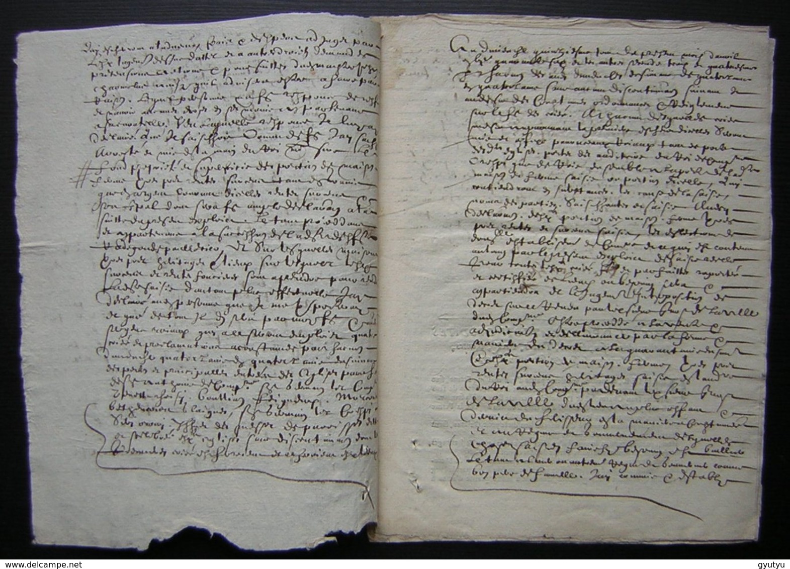 1646 Document De 20 Pages Manuscrites Et Imprimées Succession Jean Charmolüe Et Perrette Royauté à Crépy En Valois - Manuscripts