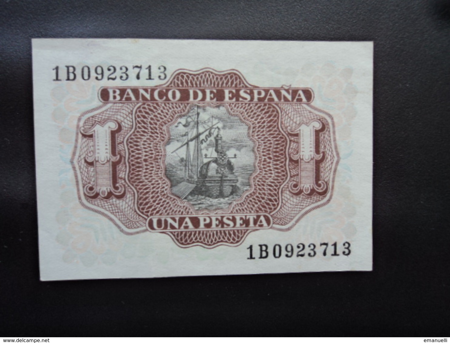 ESPAGNE : 1 PESETA   22.7.1953    C.B. 127 / P 144a     SUP à SUP+ - 1-2 Pesetas