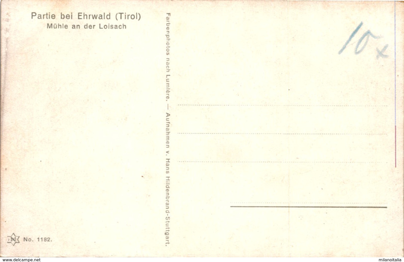 Partie Bei Ehrwald (Tirol) - Mühle An Der Loisach (1182) - Ehrwald