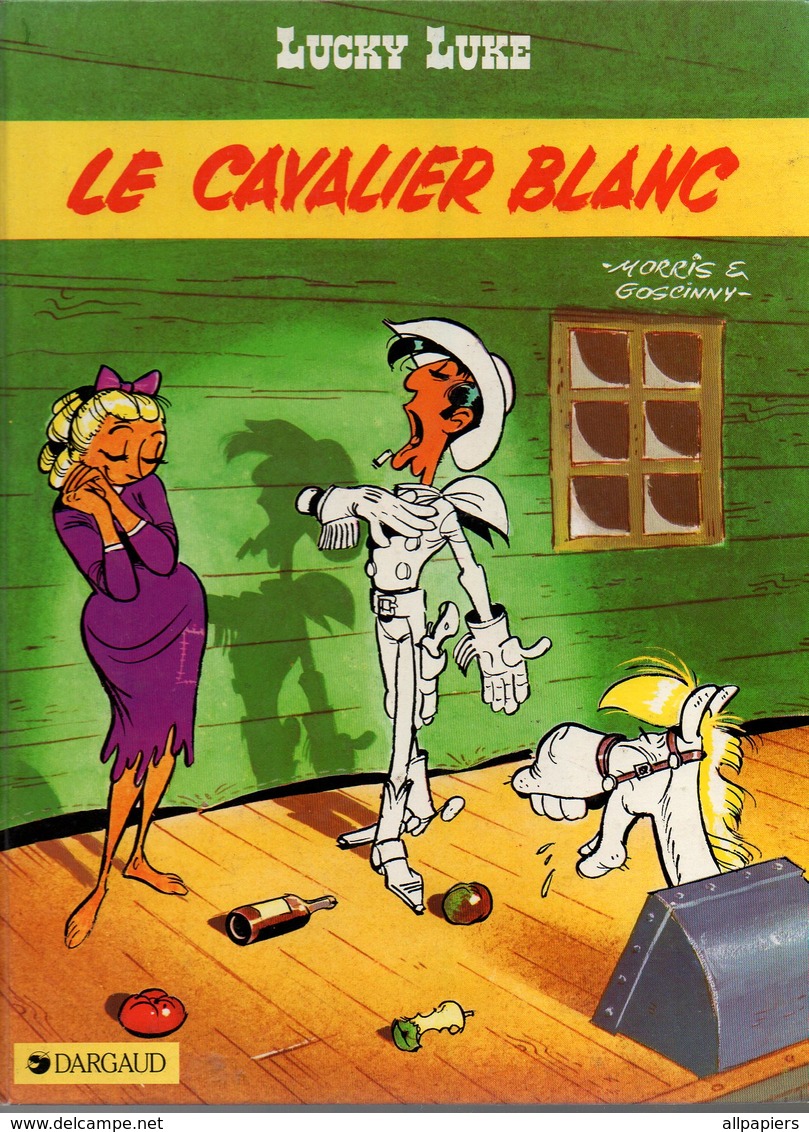 Lucky Luke Le Cavalier Blanc - Dessins De Morris Et Scénario De Goscinny De 1985 - Lucky Luke