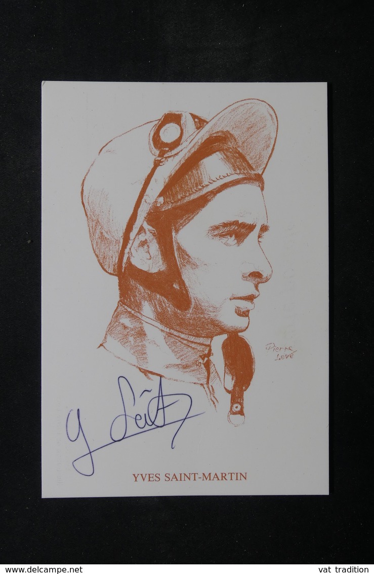 FRANCE - Autographe De Yves St Martin Sur Carte Postale - L 32853 - Sonstige & Ohne Zuordnung