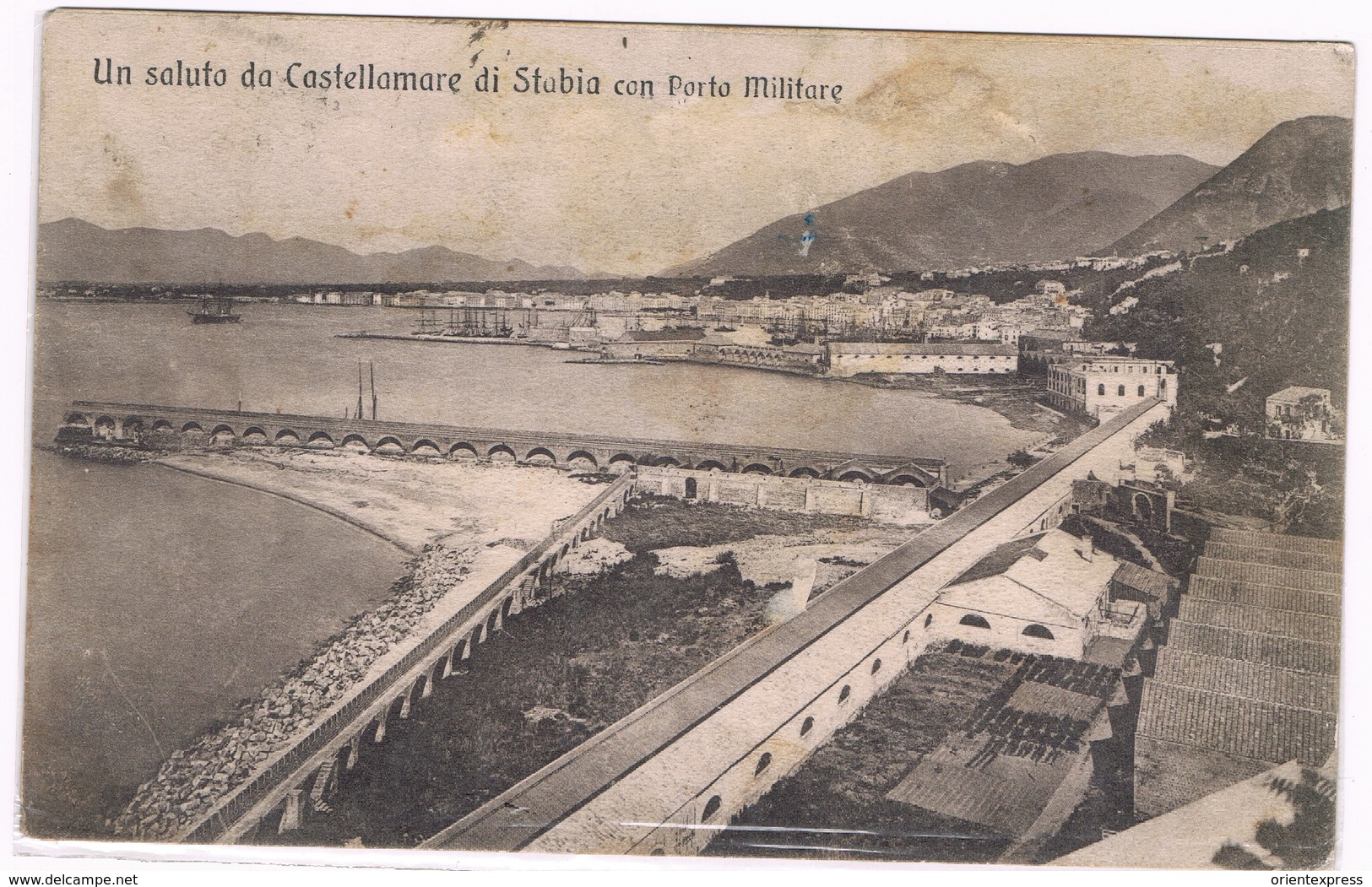 Castellammare Di Stabia Napoli  Porto Militare 1914 - Napoli (Naples)