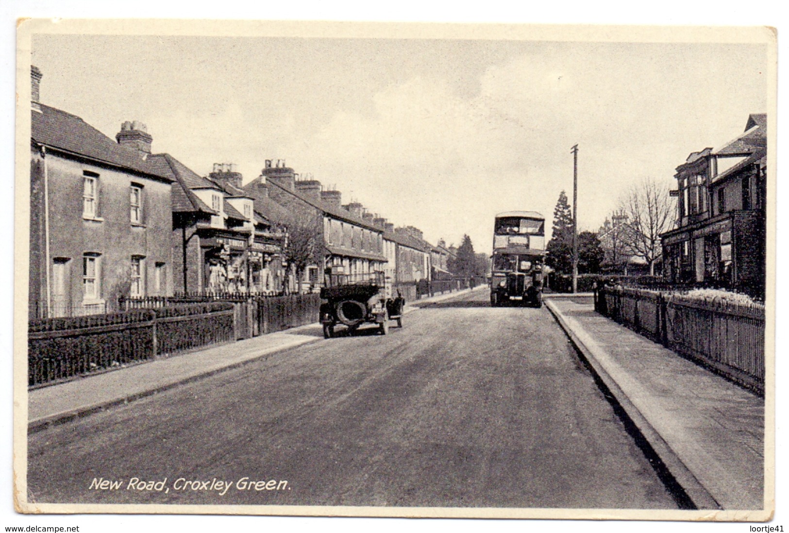 CP - Carte En Esperanto - New Road , Croxley Green , Rickmansworth Herts - Verstuurd Naar Oostende 1951 - Autres & Non Classés