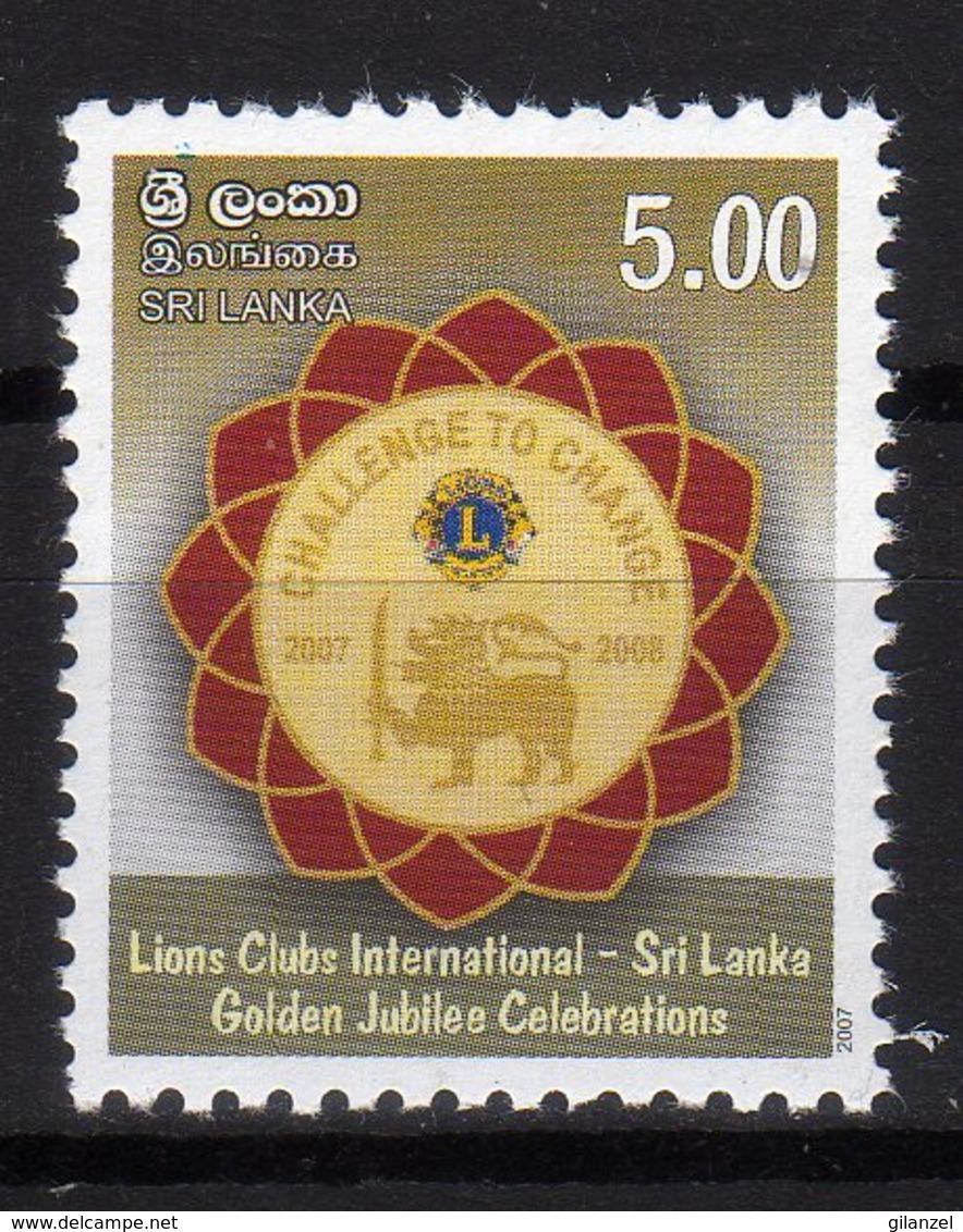 Sri Lanka 2007 Lions Club International MNH - Sri Lanka (Ceylon) (1948-...)