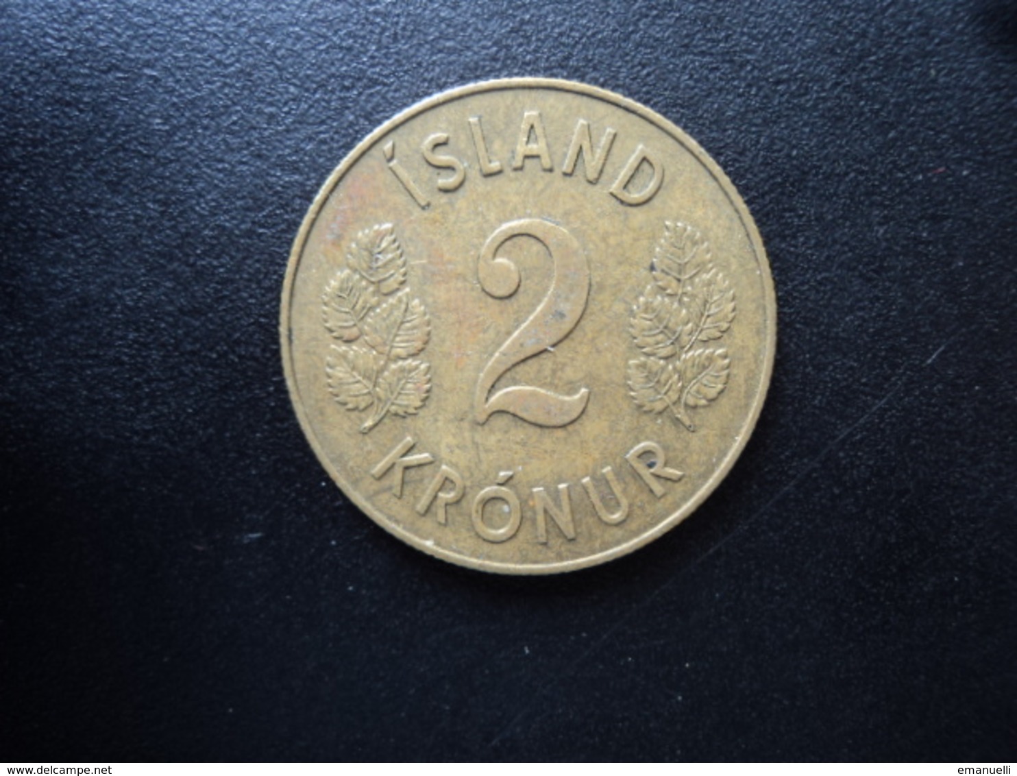 ISLANDE : 2 KRONUR   1958    KM 13a1     SUP - Islanda