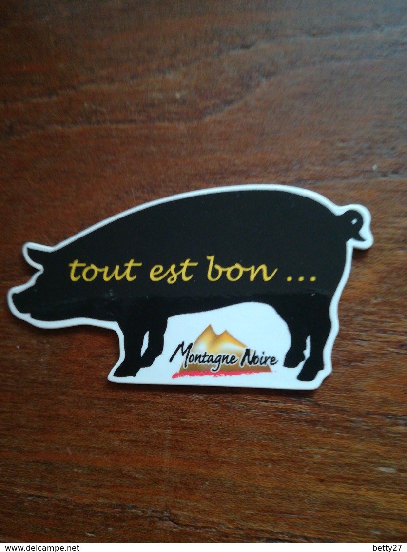 Magnet Tout Est Bon Dans Le Cochon Montagne Noire - Magnets