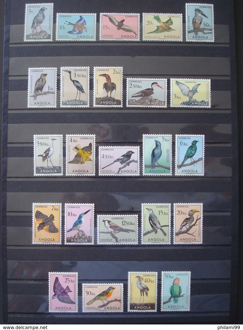 ANGOLA 1951 BIRDS SET MNH** COT.598 EUR Nr 328-351 COMPLETE SET - Angola