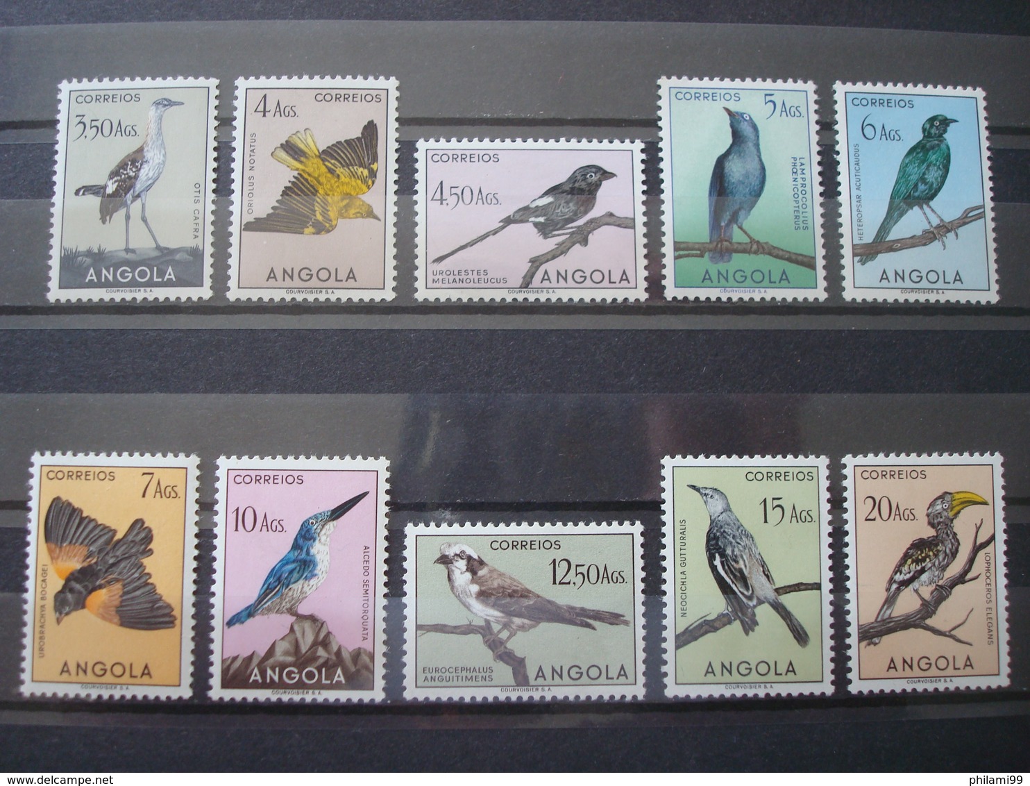 ANGOLA 1951 BIRDS SET MNH** COT.598 EUR Nr 328-351 COMPLETE SET - Angola