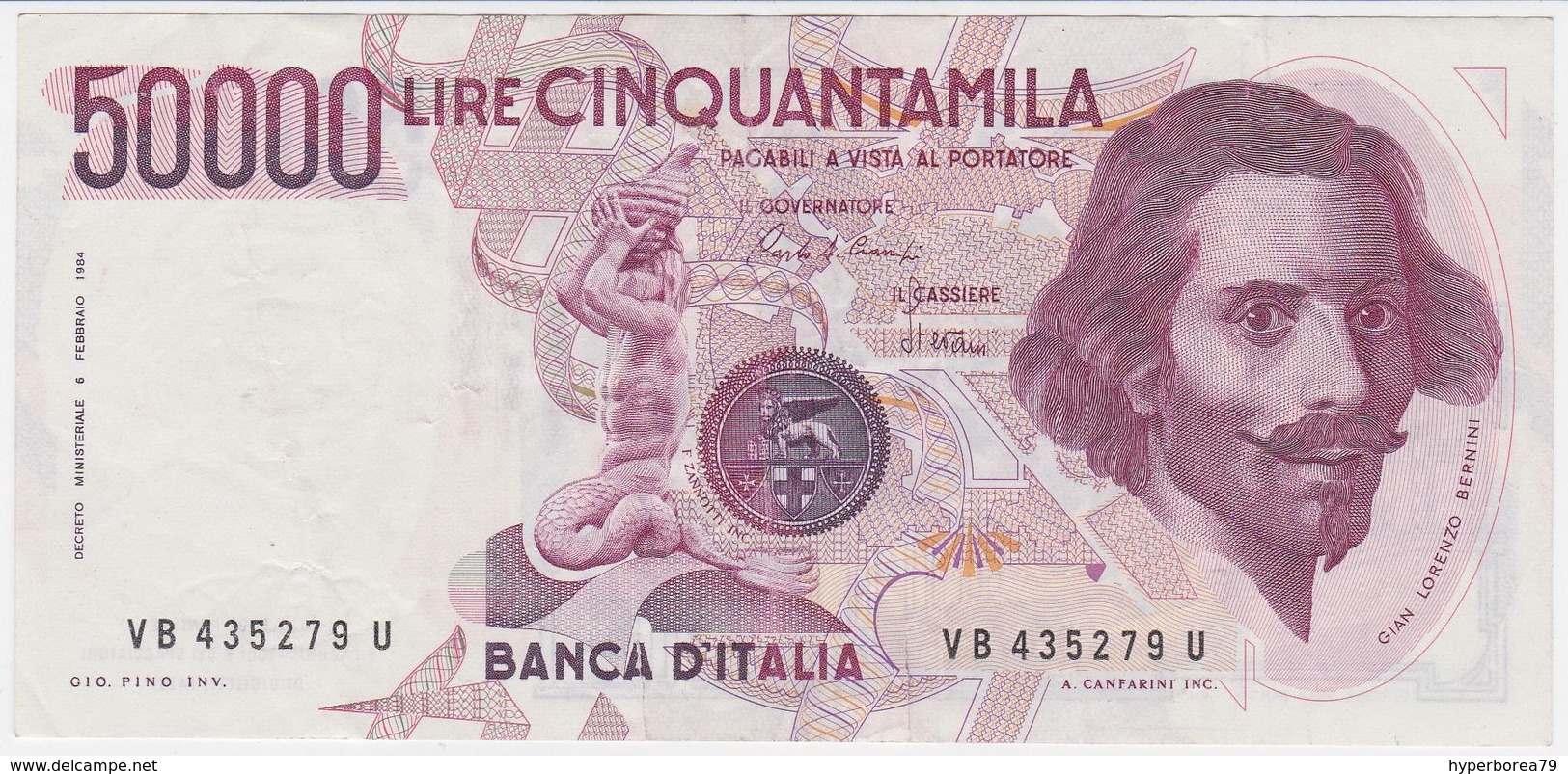 Italy P 113 A - 50000 50.000 Lire 6.2.1984 - Fine+ - 50000 Lire