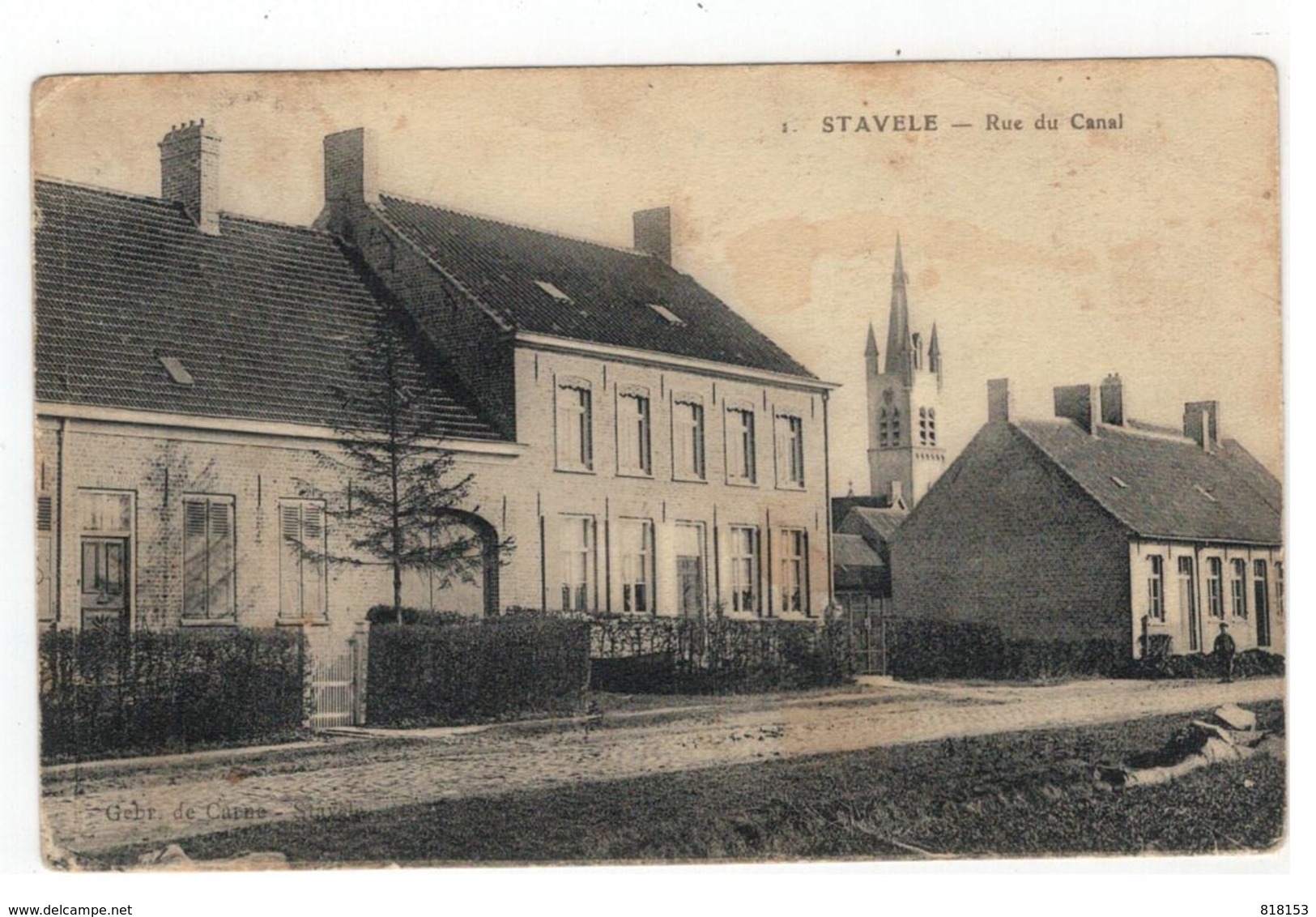 1.STAVELE - Rue Du Canal 1923 - Alveringem