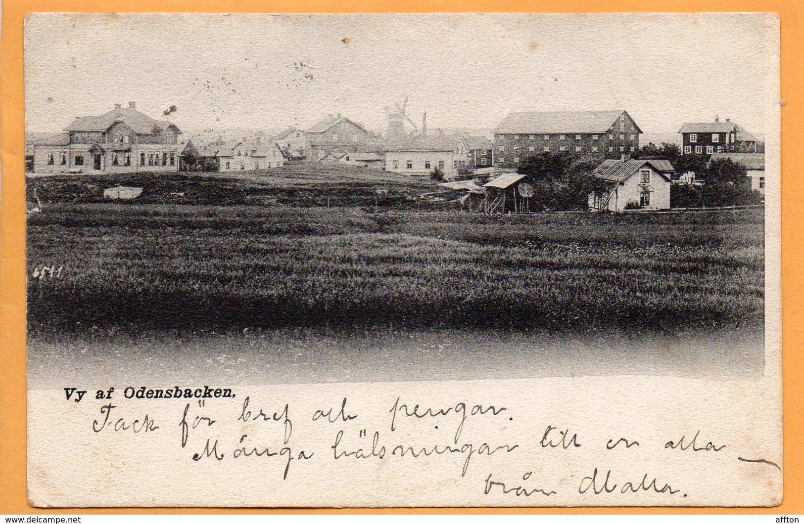 Odensbacken Sweden 1903 Postcard - Sweden