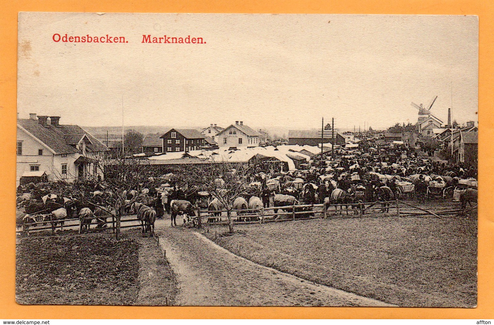 Odensbacken Sweden 1911 Postcard - Sweden