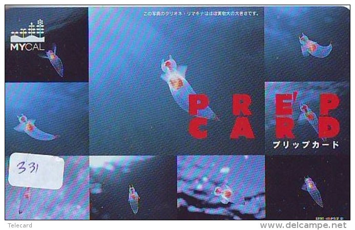 Télécarte Japon / Faune Marine - CALMAR Squid KALMAR Inktvis (331 - Fish