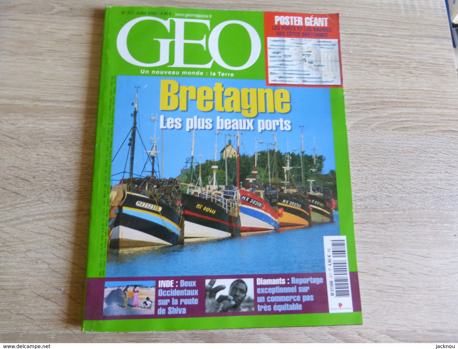 GEO Un Nouveau Monde : La Terre   N°317     -Bretagne Les Plus Beaux Ports- - Géographie