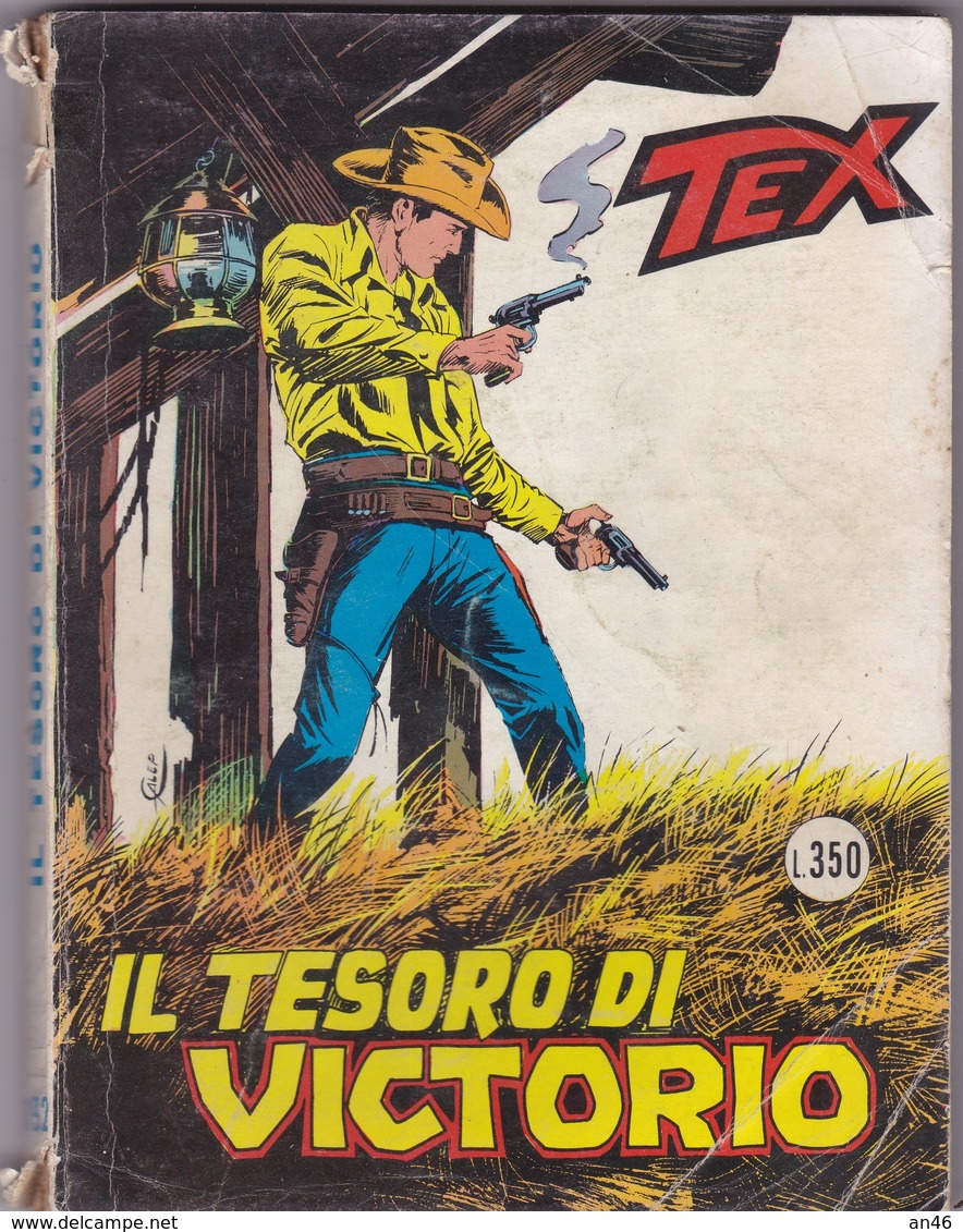 TEX IL TESORO DI VICTORIO  LIBRO FUMETTI AUTENTICO 100% - Tex