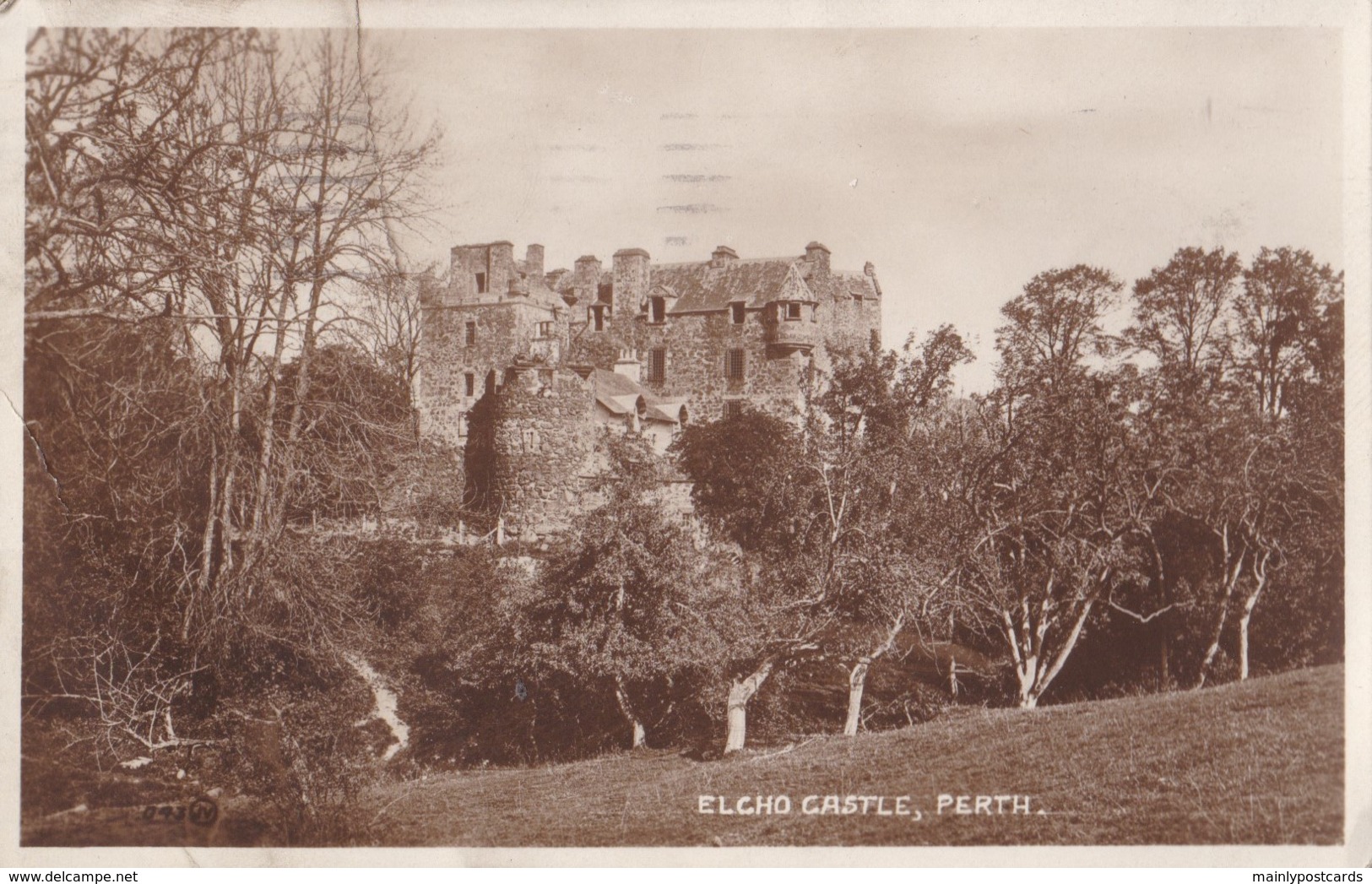 AO78 Elcho Castle, Perth - 1929 Postcard - Perthshire