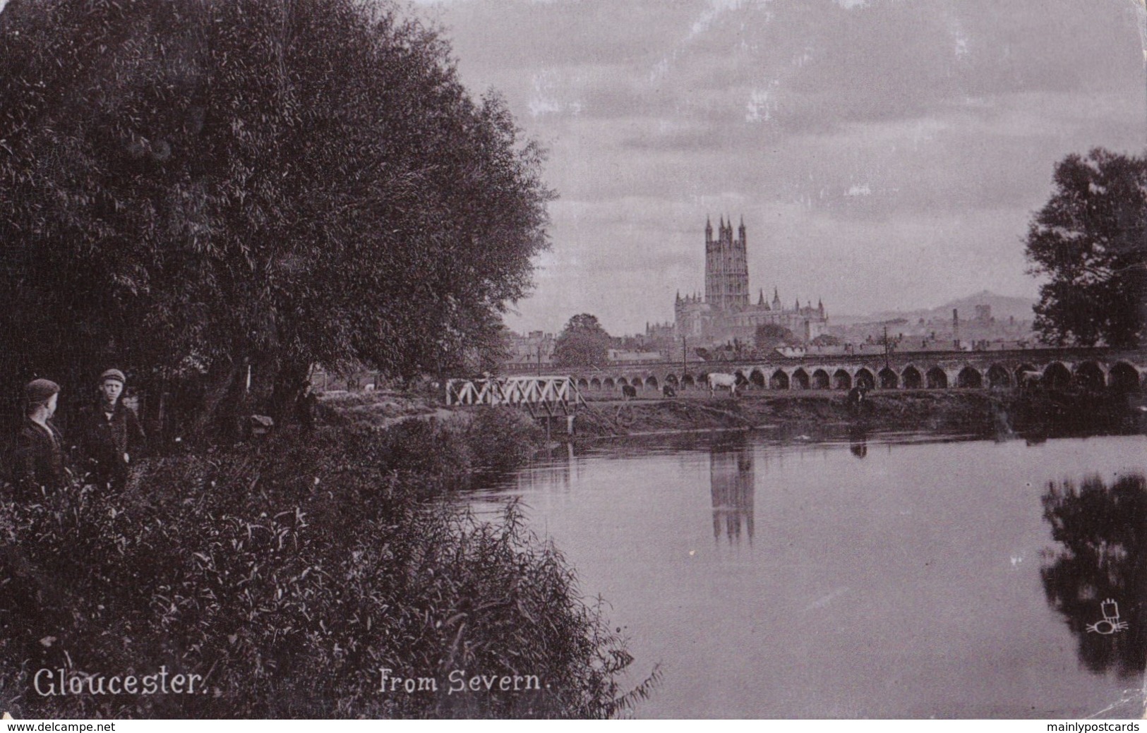 AO78 Gloucester From Severn - 1906 Tuck Silverette - Gloucester