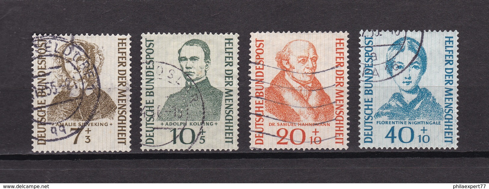 BRD - 1955 - Michel Nr. 222/225 - Gest. - 45 Euro - Gebraucht