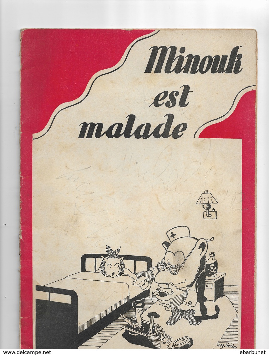 Album Enfant Minouk Est Maqlade Illustré Rug Hédan - Contes