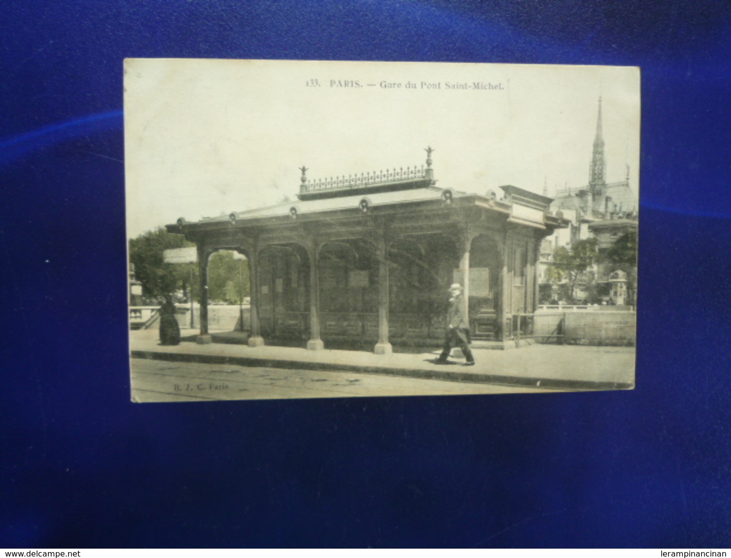 1905 PARIS GARE DU PONT SAINT MICHEL   BON ETAT - Autres Monuments, édifices