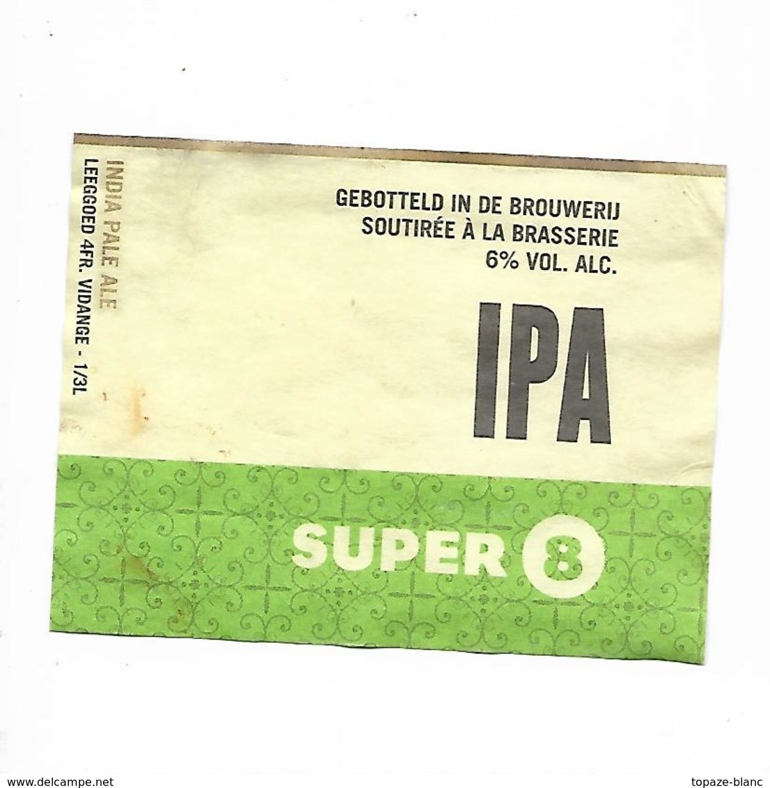 ETIQUETTE BIERE SUPER IPA / BR. MOEN - Beer