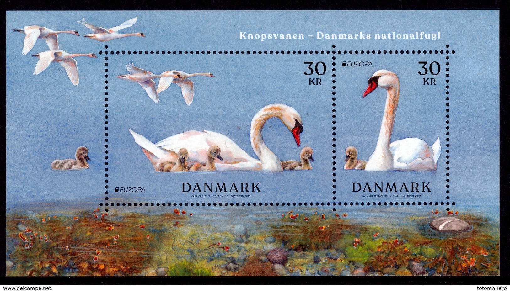 DENMARK/Dänemark, EUROPA 2019 "National Birds" Miniature Sheet** - 2019