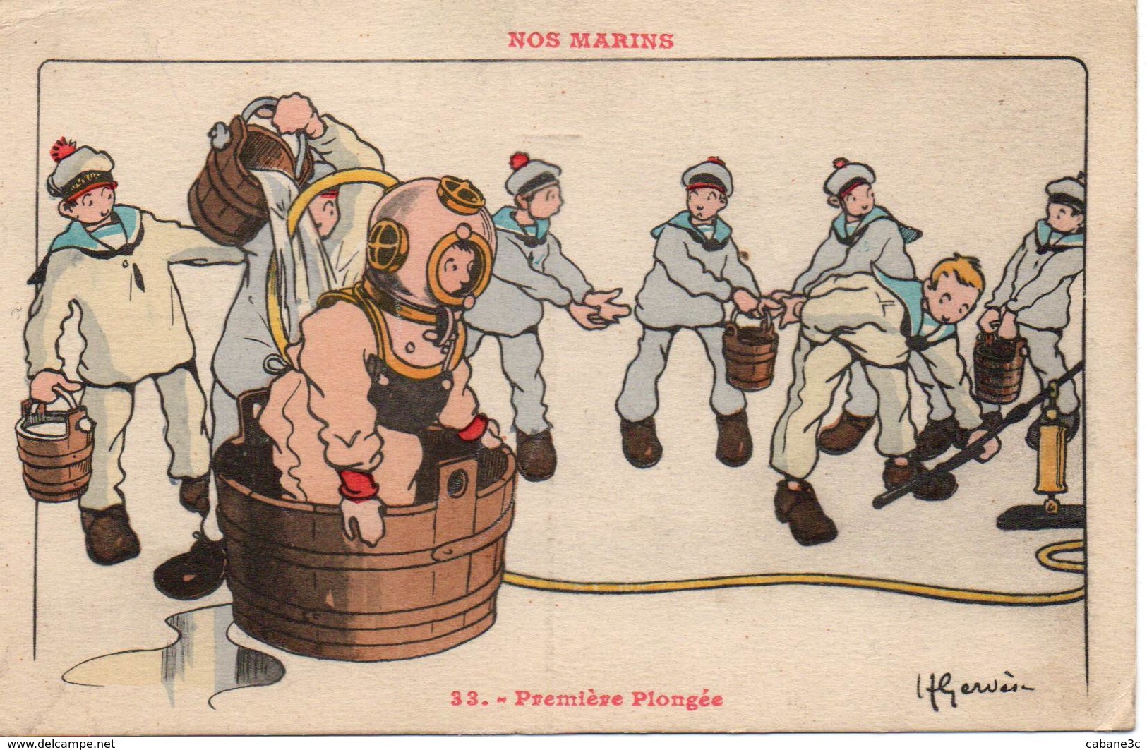 Nos Marins - Première Plongée - Gervese, H.