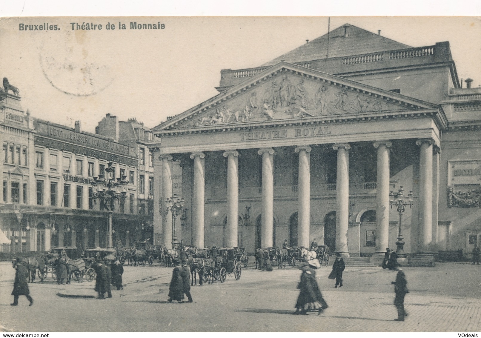 CPA - Belgique - Brussels - Bruxelles - Théâtre De La Monnaie - Monuments, édifices