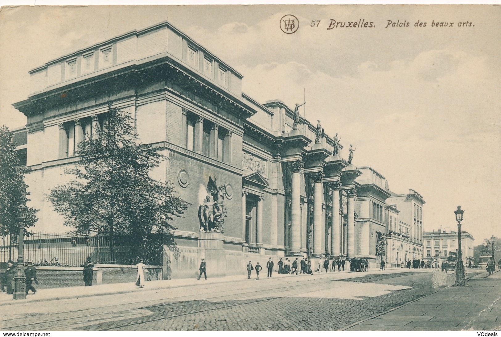 CPA - Belgique - Brussels - Bruxelles - Palais Des Beaux Arts - Corsi