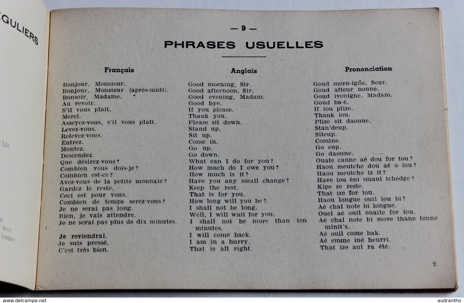 Original Livret 1938 Ce Que Tout Coiffeur Doit Savoir En Anglais Par Emile Aubourg éditions Ulysse Boucoiran Hairdresser - Bücher