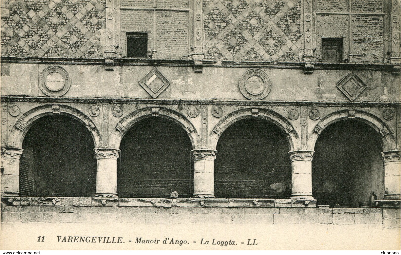 CPA -  VARENGEVILLE - MANOIR D'ANGO - LA LOGGIA - Varengeville Sur Mer