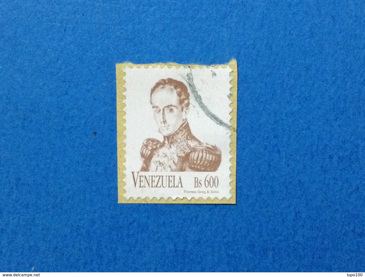 1997 VENEZUELA FRANCOBOLLO USATO STAMP USED ORDINARIO 600 BS - Venezuela