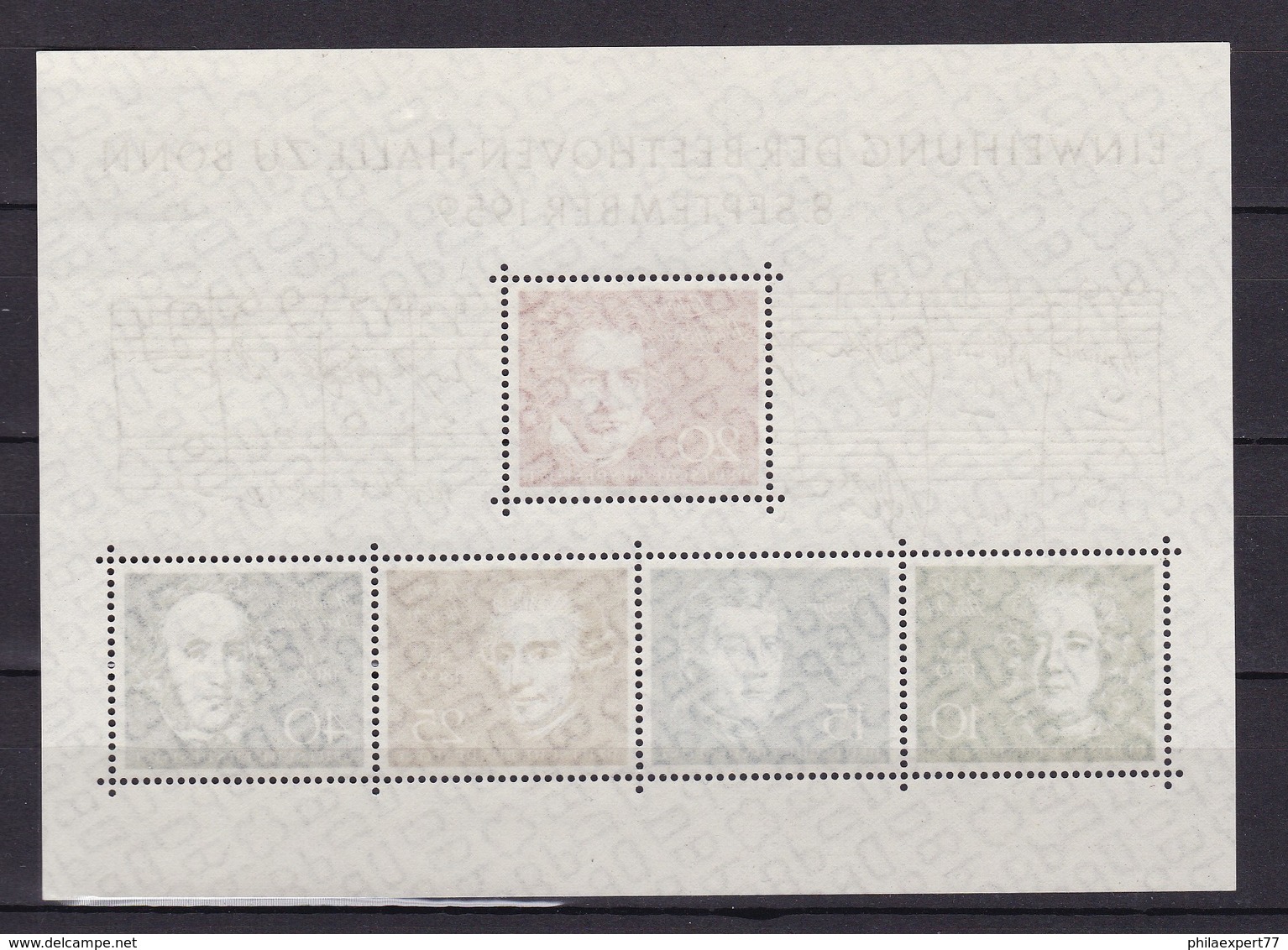 BRD - 1959 - Michel Nr. Block 2 - Postfrisch - 25 Euro - Ungebraucht