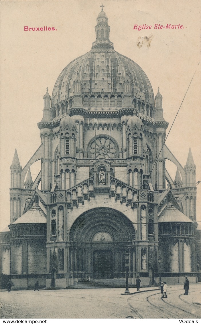 CPA - Belgique - Brussels - Bruxelles - Eglise Ste-Marie - Monuments, édifices