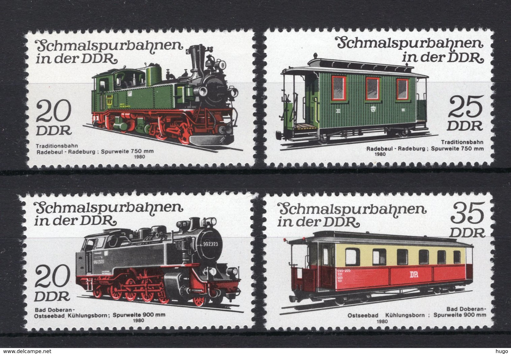 DDR Yt. 2220/2223 MNH** 1980 - Nuovi