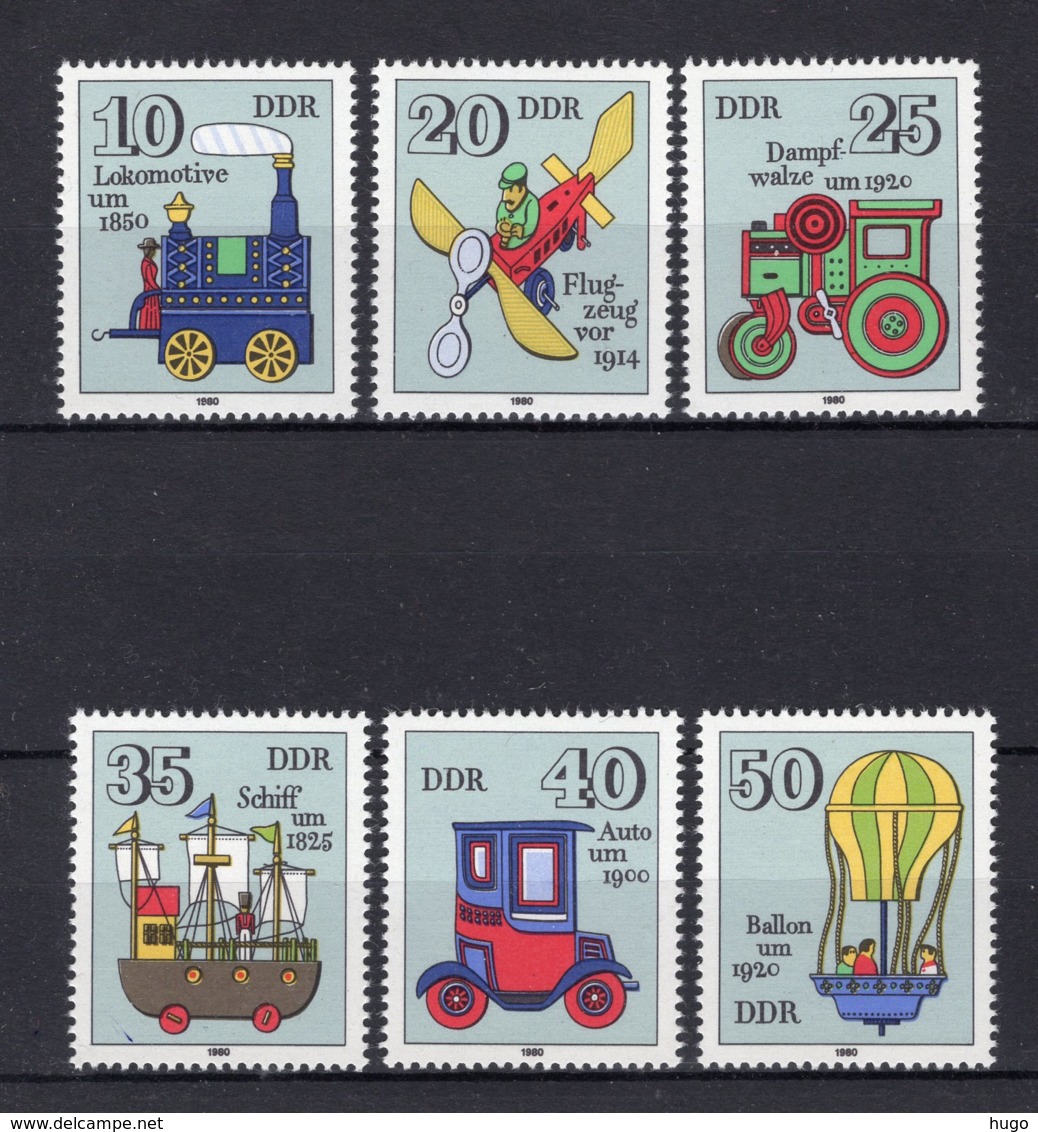 DDR Yt. 2224/2229 MNH** 1980 - Unused Stamps