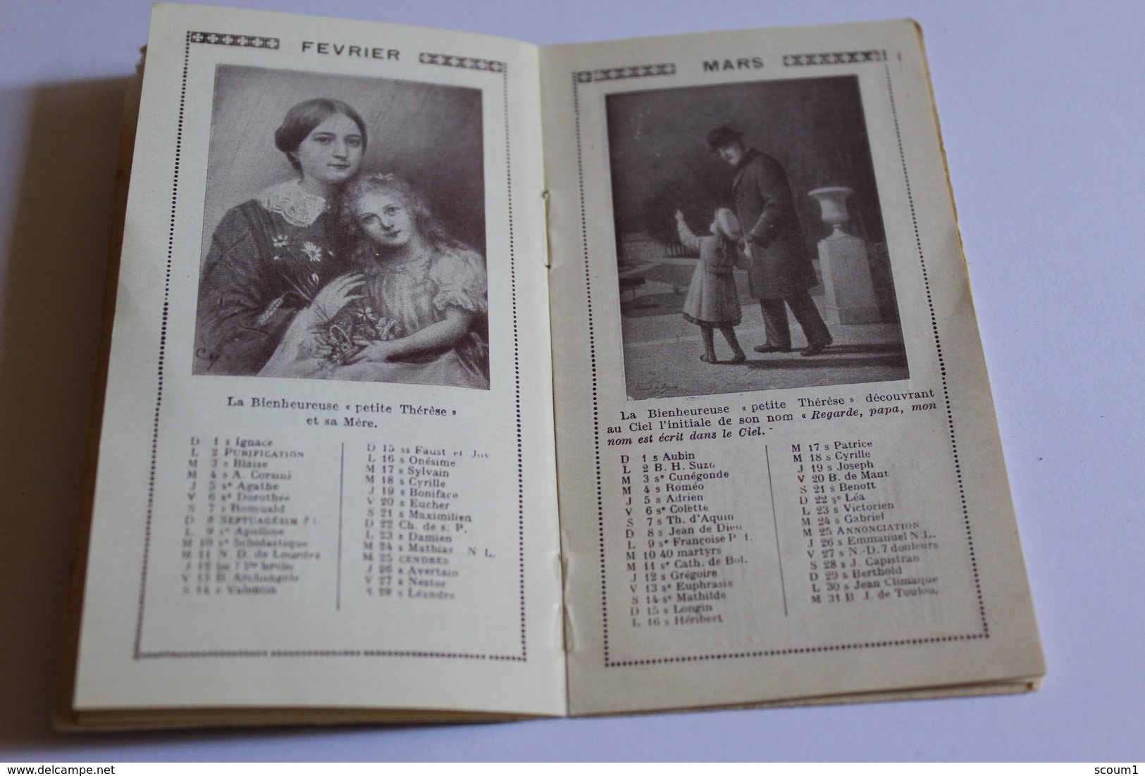 1925 Petit Calendier De La Bse THERESE DE L ENFANT JESUS - Petit Format : 1921-40