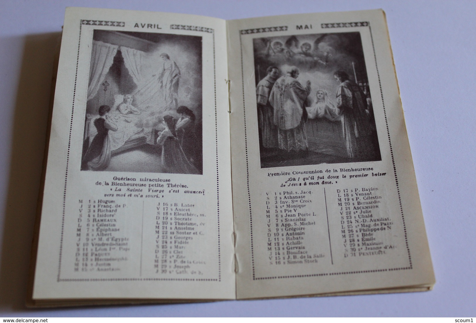 1925 Petit Calendier De La Bse THERESE DE L ENFANT JESUS - Petit Format : 1921-40