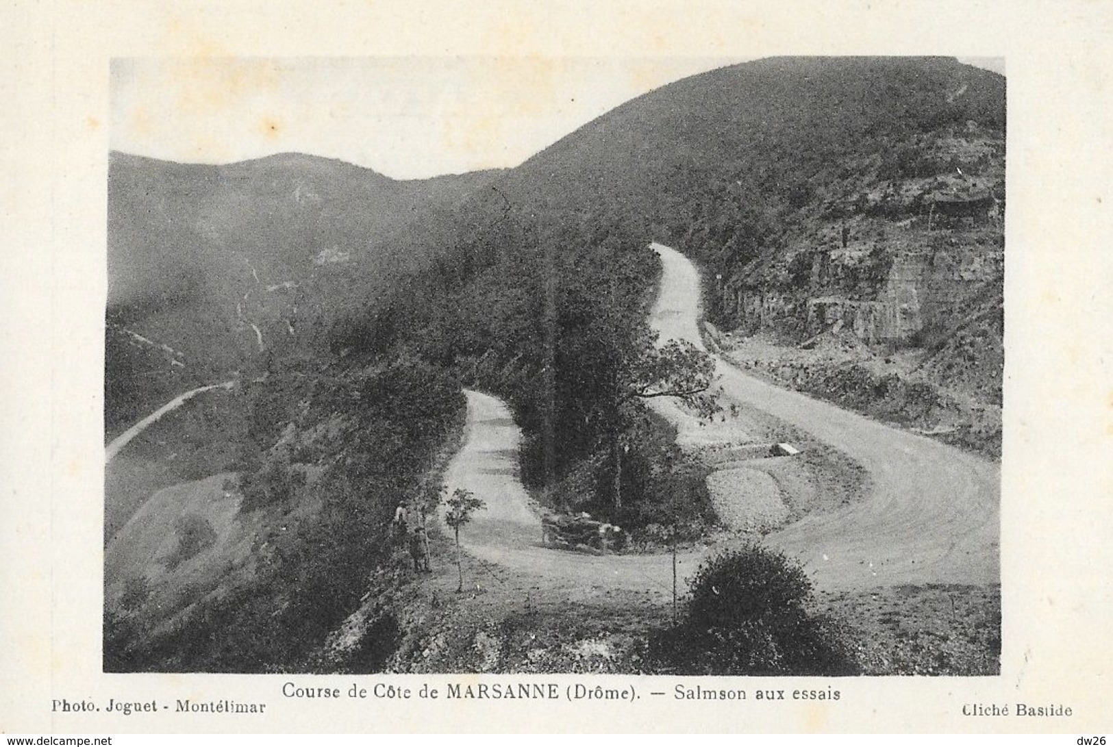 Course De Côte Automobile De Marsanne (Drôme) Salmson Aux Essais - Carte Non Circulée - Andere & Zonder Classificatie