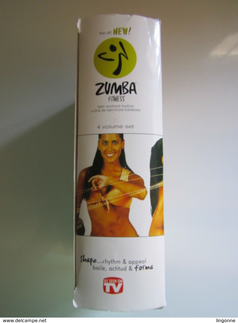 ZUMBA Fitness Shape ...rhythm & Appeal Baile, Actitud & Forma Coffret DVD 4 Disques - Deporte