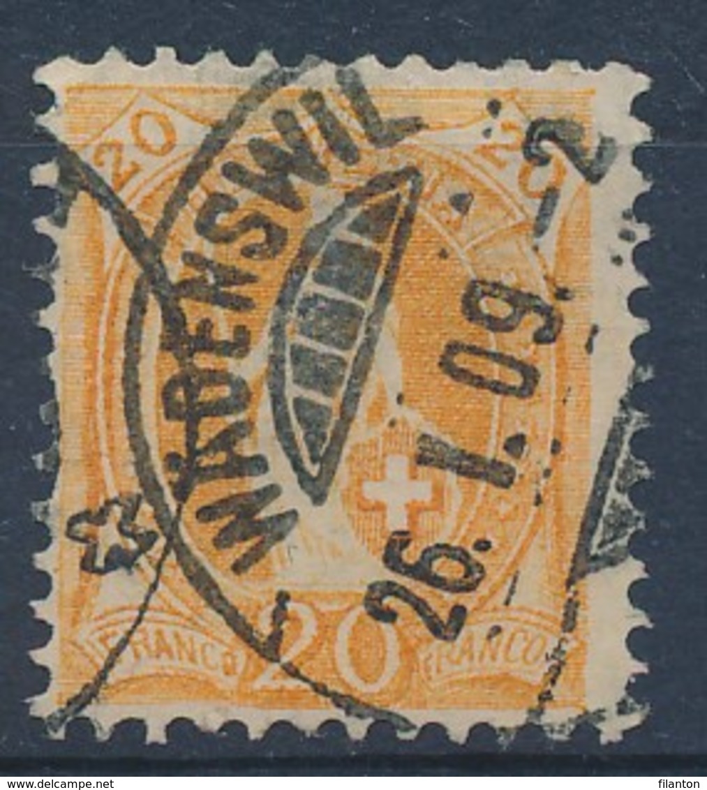 HELVETIA - Mi Nr 88 D - Cachet "WÄDENSWIL" - (ref. 1497B) - Oblitérés