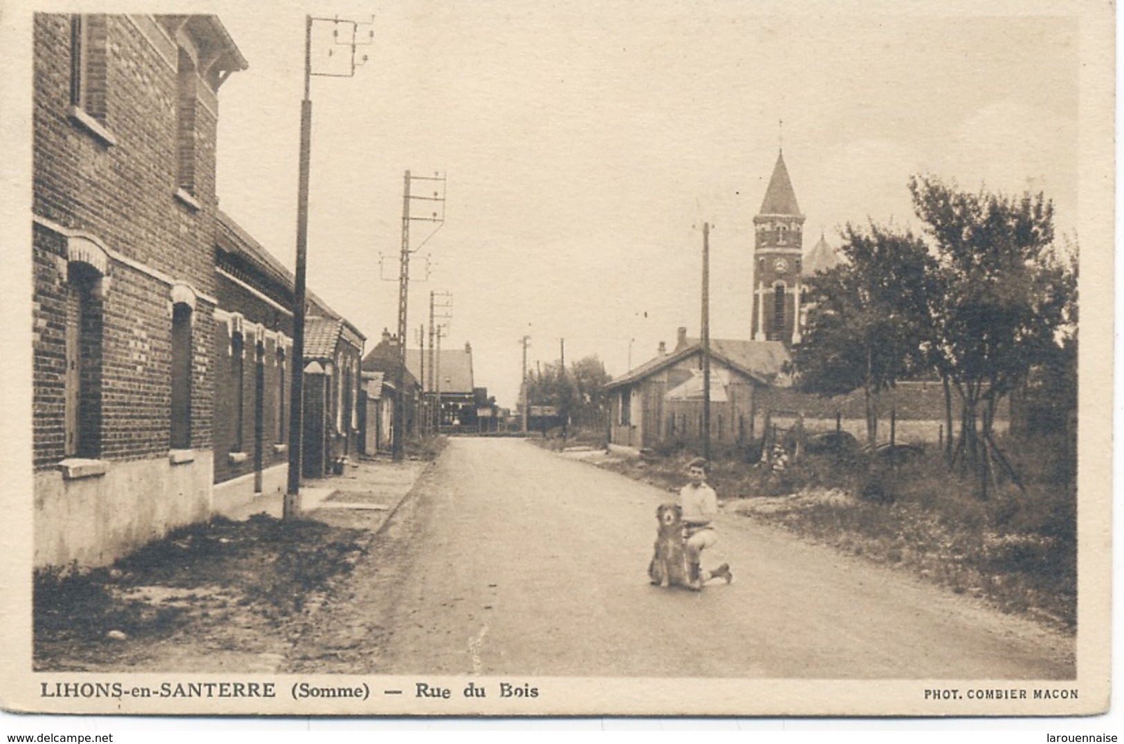 80 - Lihons -en-Santerre : Rue Du Bois . - Other & Unclassified