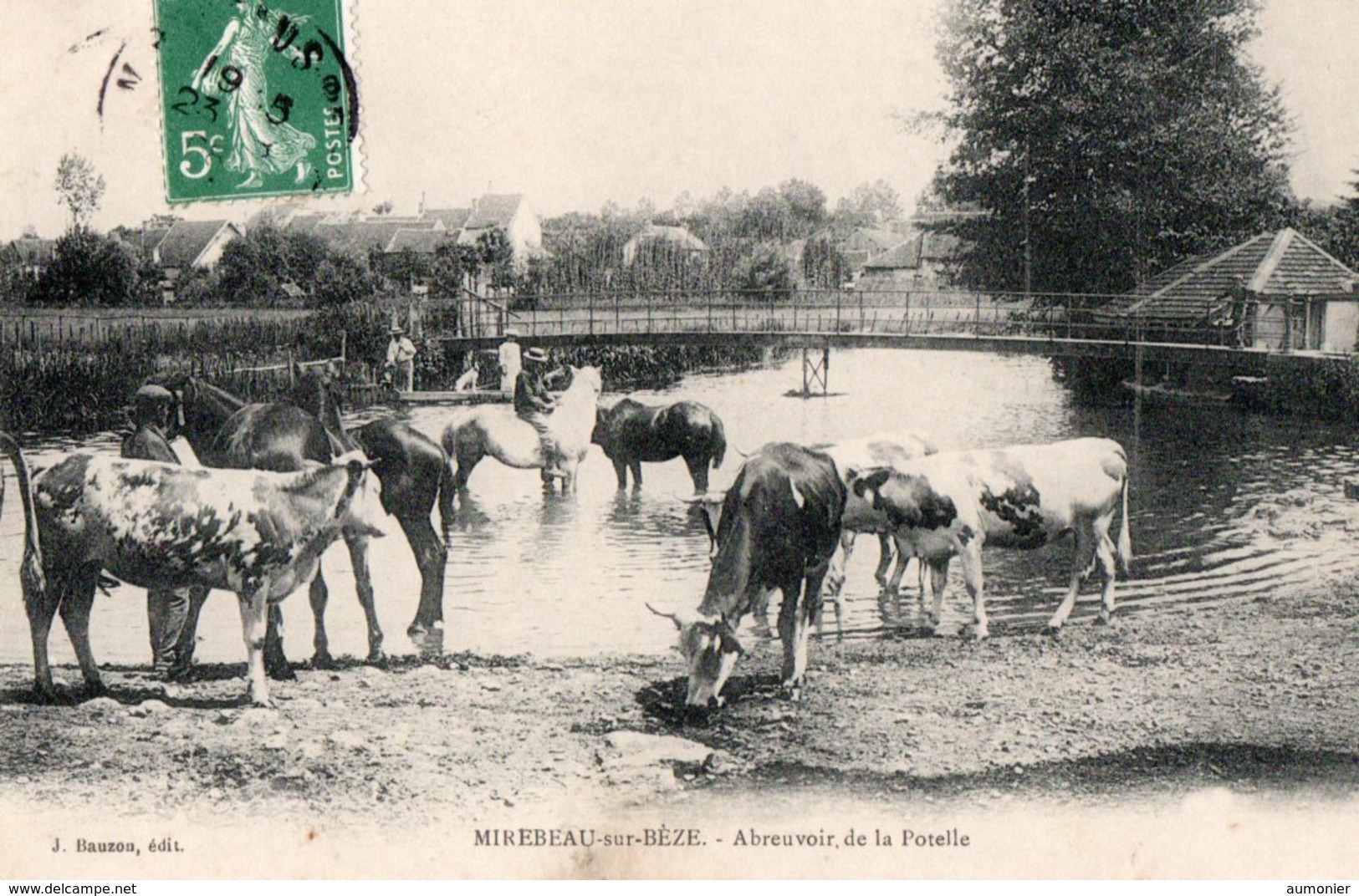 MIREBEAU SUR BEZE ( 21 ) - Abreuvoir De La Potelle . - Mirebeau