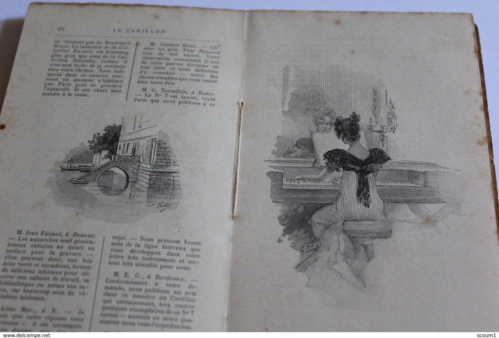 Le Carillon Du Boulevard Brune Bulletin Bibliographique De La Collection Guillaume 1ere Annee Numero 10 Avril1894 - Non Classés