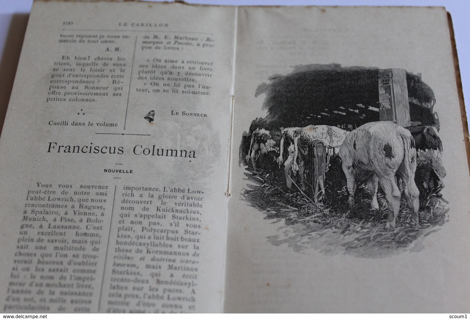 Le Carillon Du Boulevard Brune Bulletin Bibliographique De La Collection Guillaume 1ere Annee Numero 10 Avril1894 - Non Classés