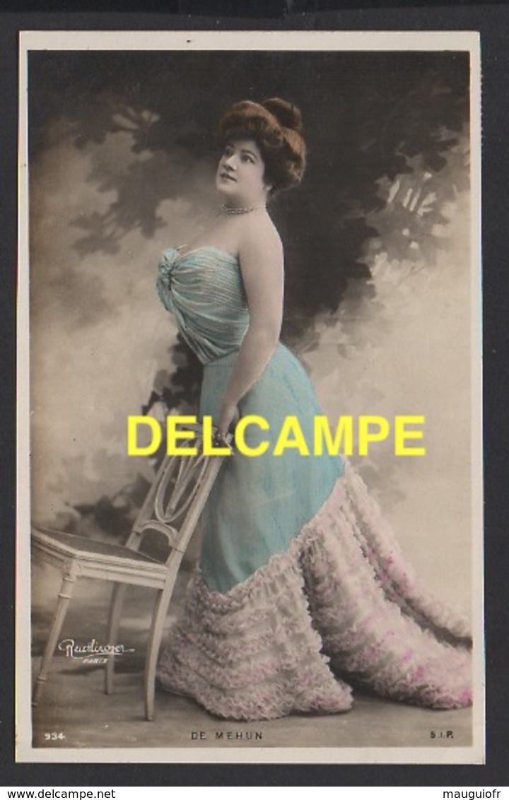 DD / SPECTACLE / ARTISTE / THÉÂTRE / DE MEHUN / PHOTO REUTLINGER / 1906 - Artistes